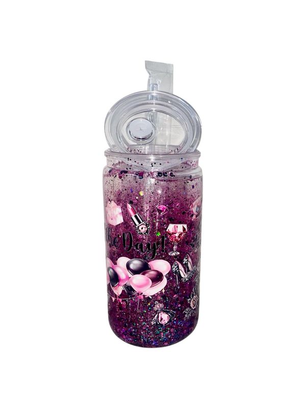 Birthday Queen Snowglobe Tumbler