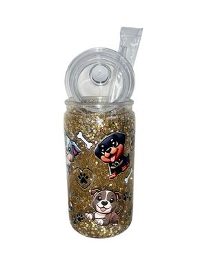 Golden Paw Sparkle Snowglobe