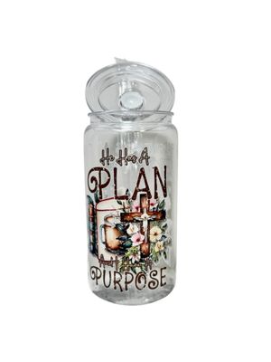 Faith &amp; Coffee Bliss Decal Tumbler