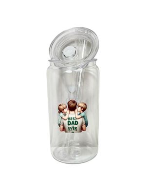 The Best Dad Ever Clear Tumbler