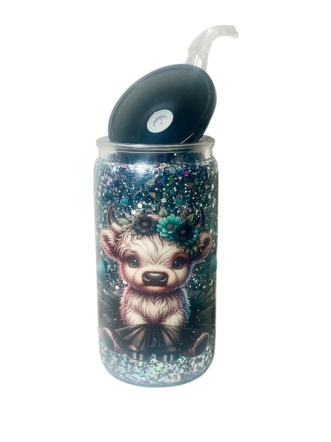 Highland Sparkle Snowglobe Tumbler