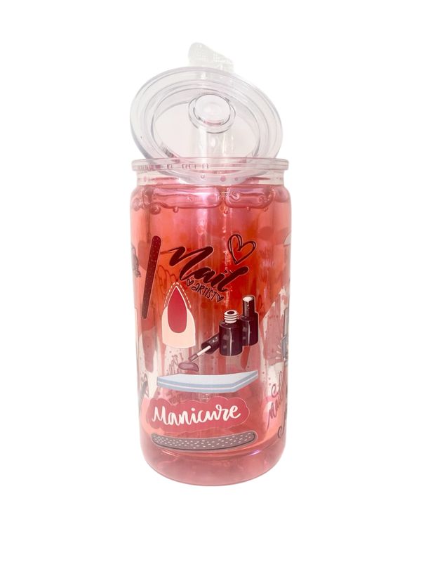 Lacquer Luxe Red Lava Glow Tumbler