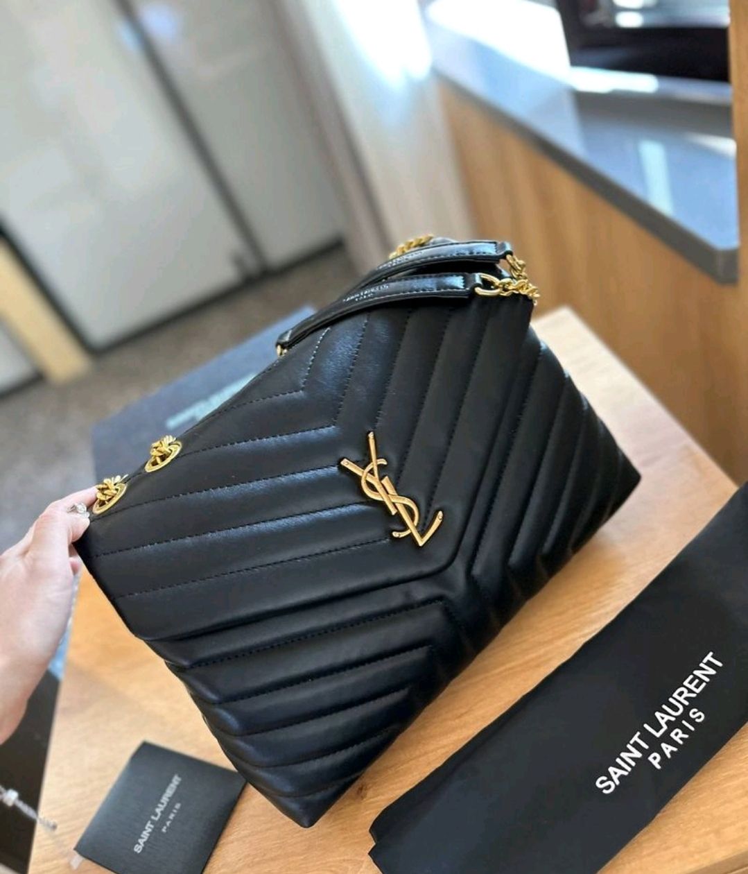 Borsa YSL Lou Lou Gold
