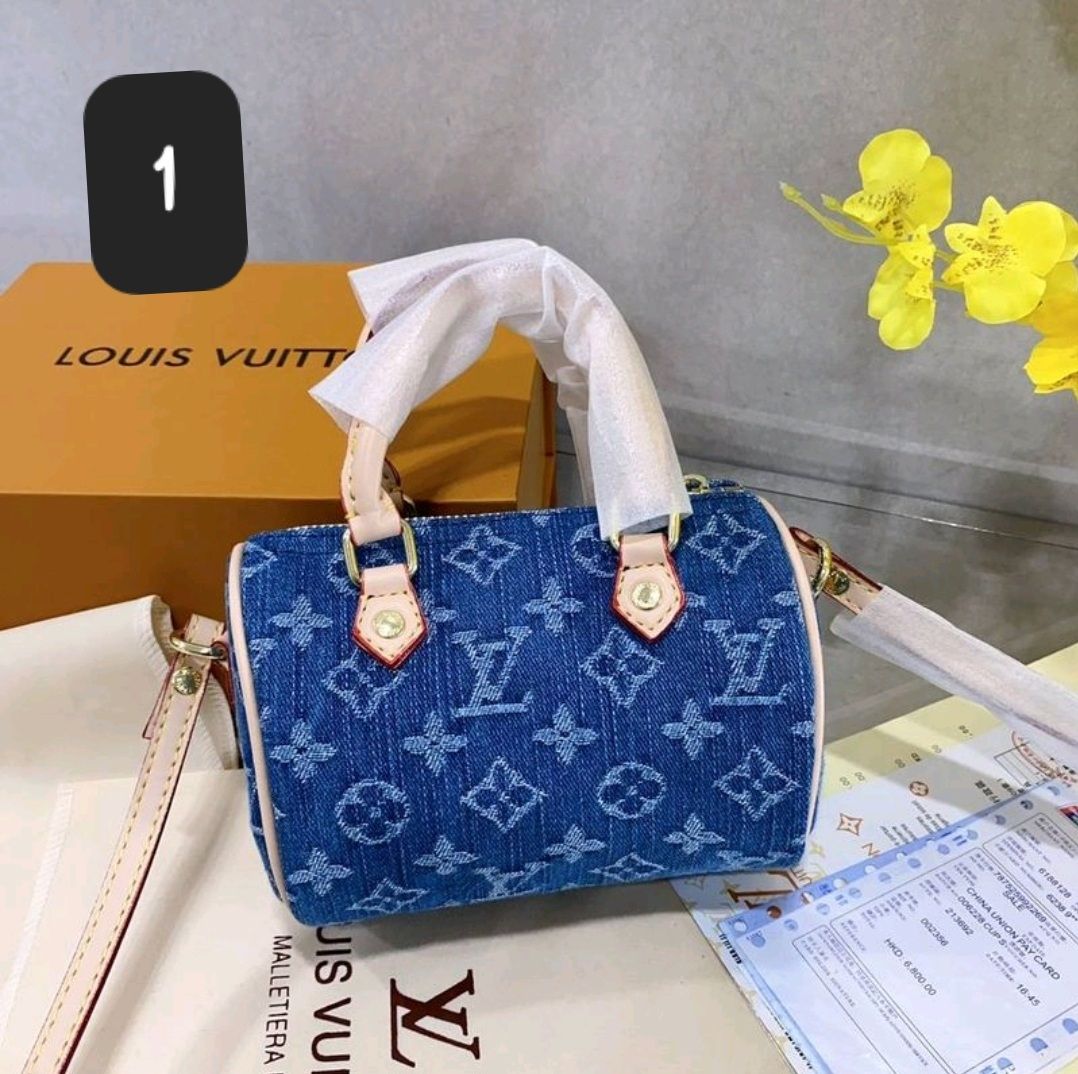 Bauletto denim LV
