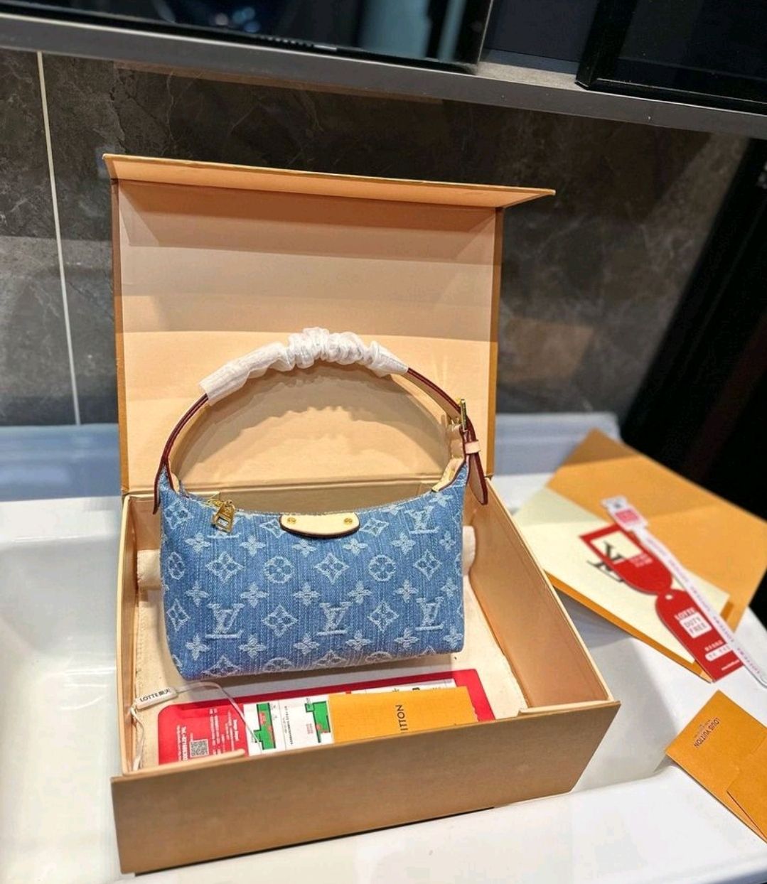 Borsa LV denim