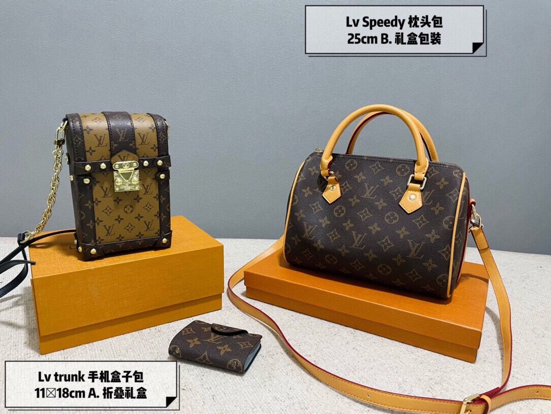 Set tre pezzi con scatola