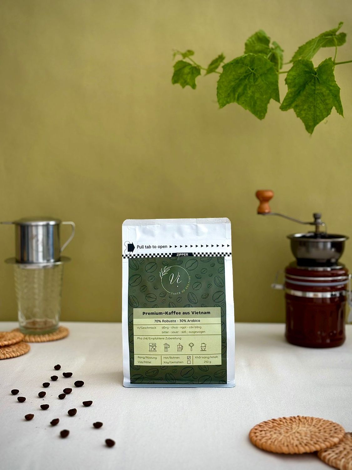 Vị Premium Bohnen 250g