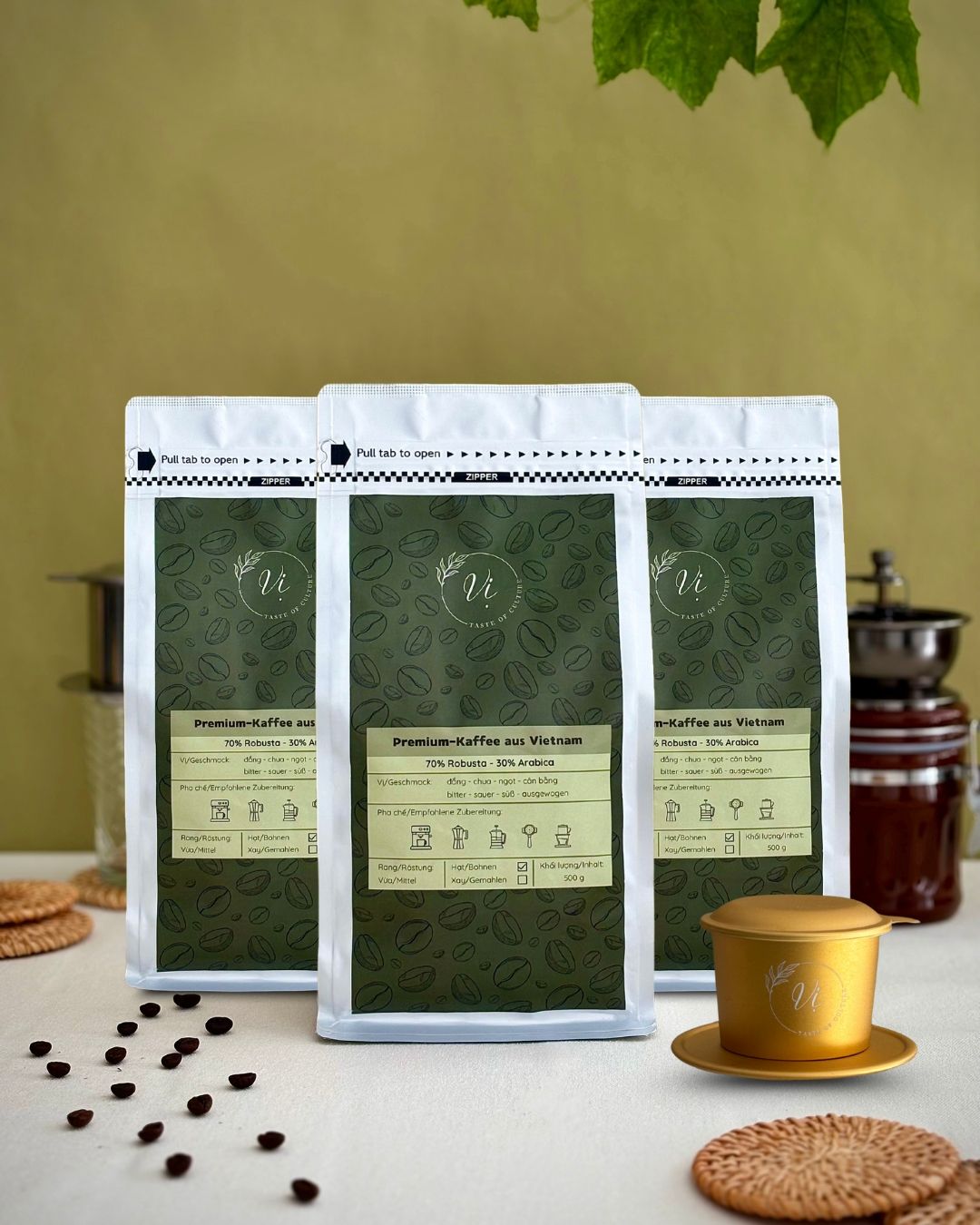 Vị Genusspaket - 3er-Set mit Gratis Phin