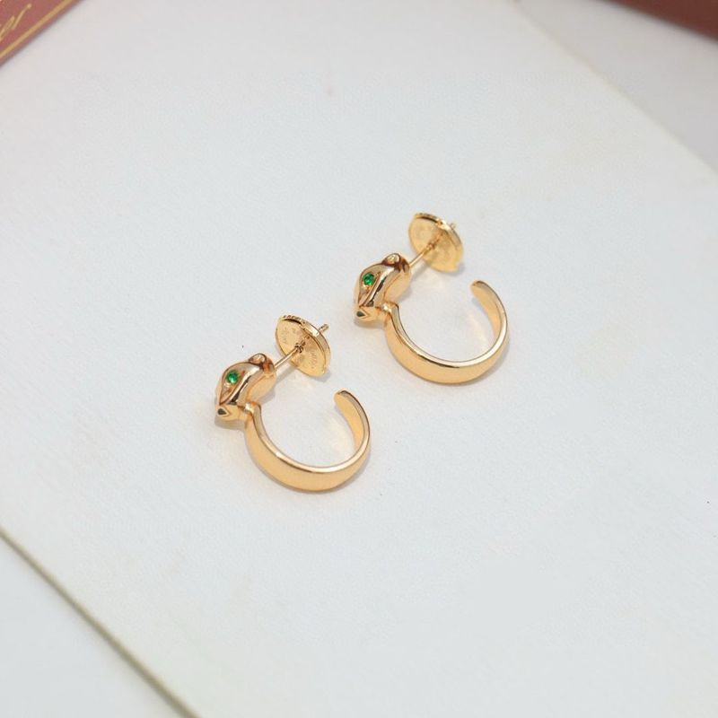 Elegant Panther-Inspired Hoop Earrings – Trio Set in Gold, Silver &amp; Rose Gold
