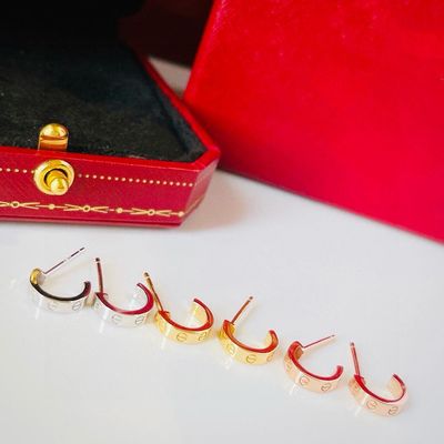 Sleek Minimalist Half-Hoop Earring Set – Multi Finish