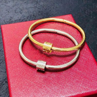 Elegant Nail Head Bangles in Gold and Silver