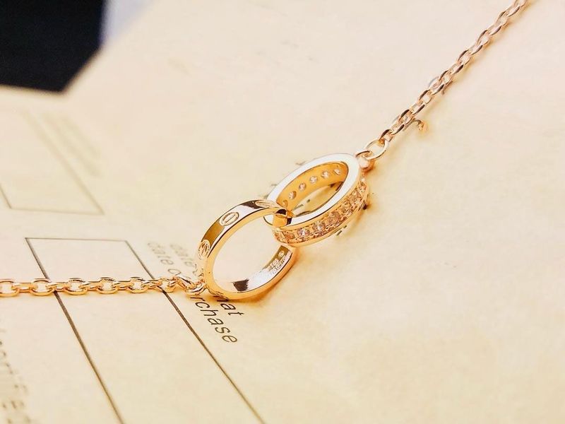 Elegant Love-Inspired Bracelets in Rose and White Gold