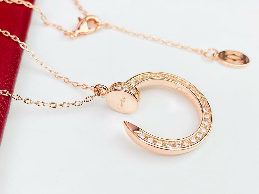 Luxurious Nail-Inspired Pendant Necklaces