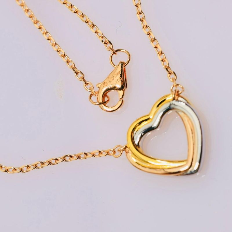 Intertwined Heart Pendant Necklace