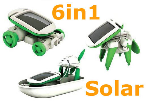 Juguete solar 6 en 1
