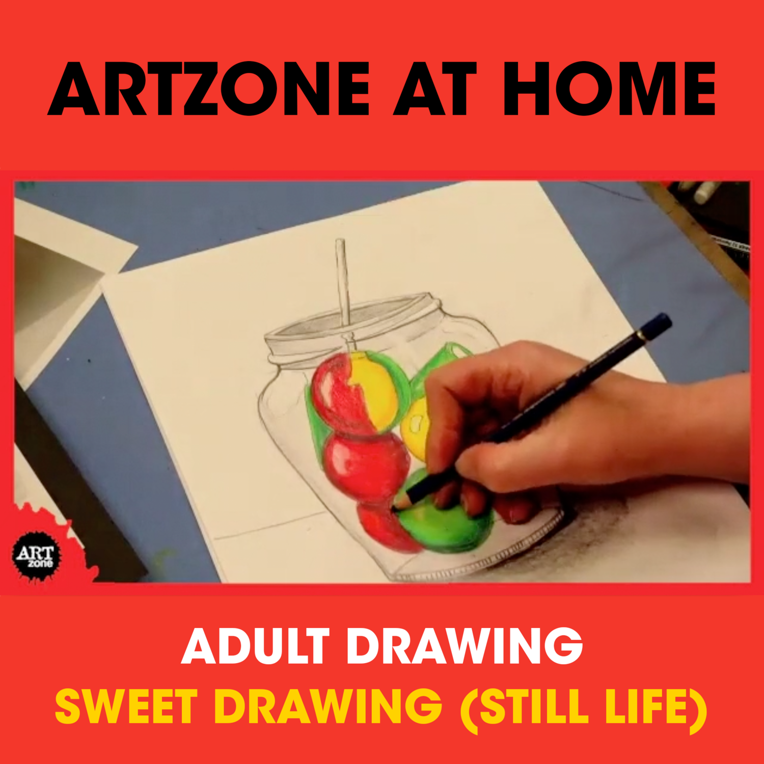Adult Painting Class - Sweet Drawing (Still Life)