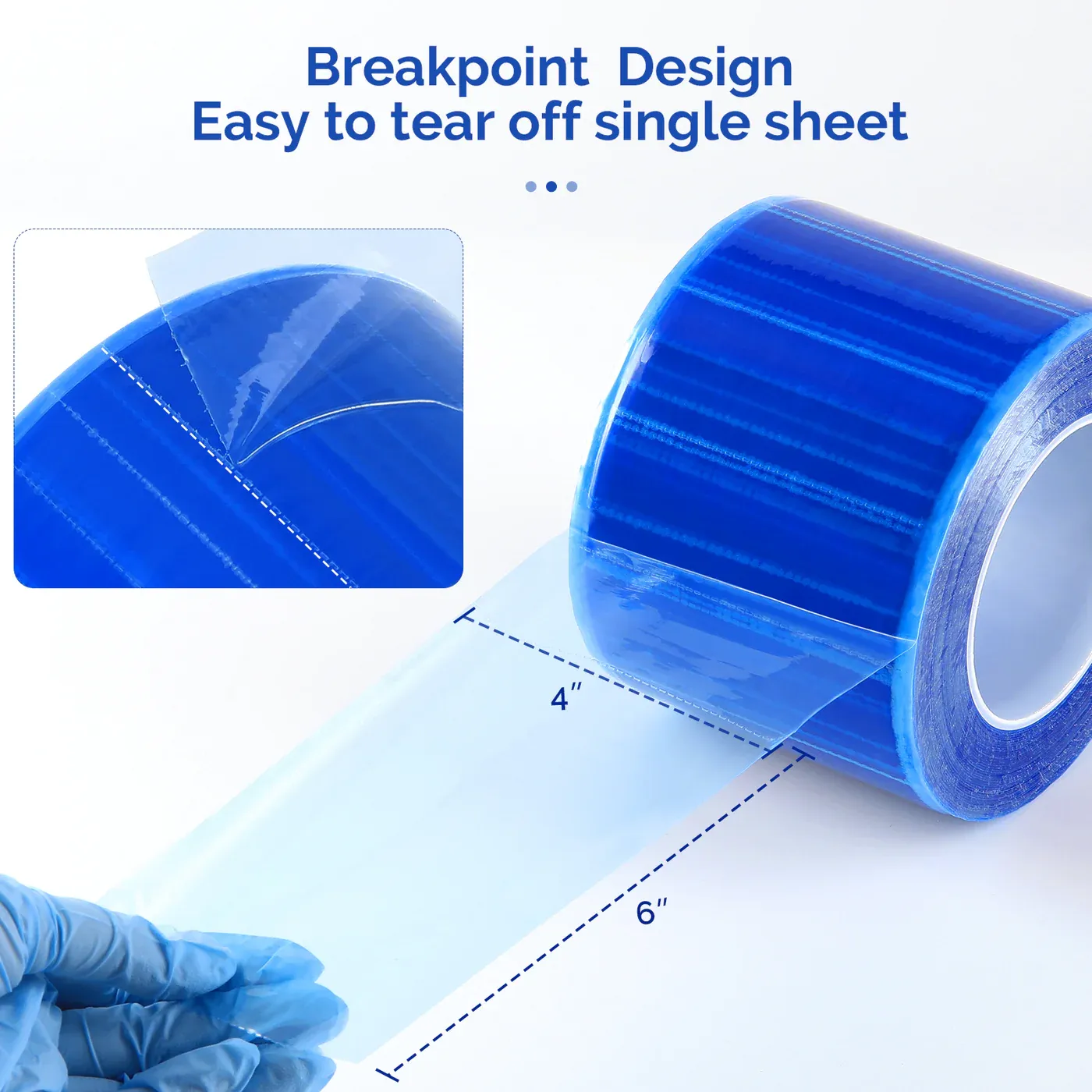 JMU Dental Barrier Film 1200 Perforated Sheets 4