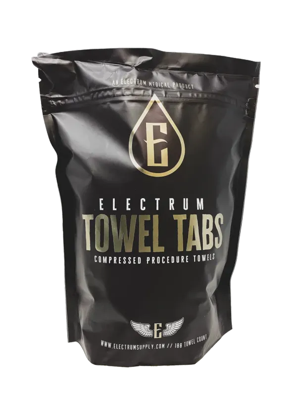 Electrum Towel Tabs 100 Towels Per Bag