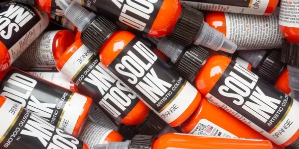 Solid Ink Lining Black 8 oz Bottle