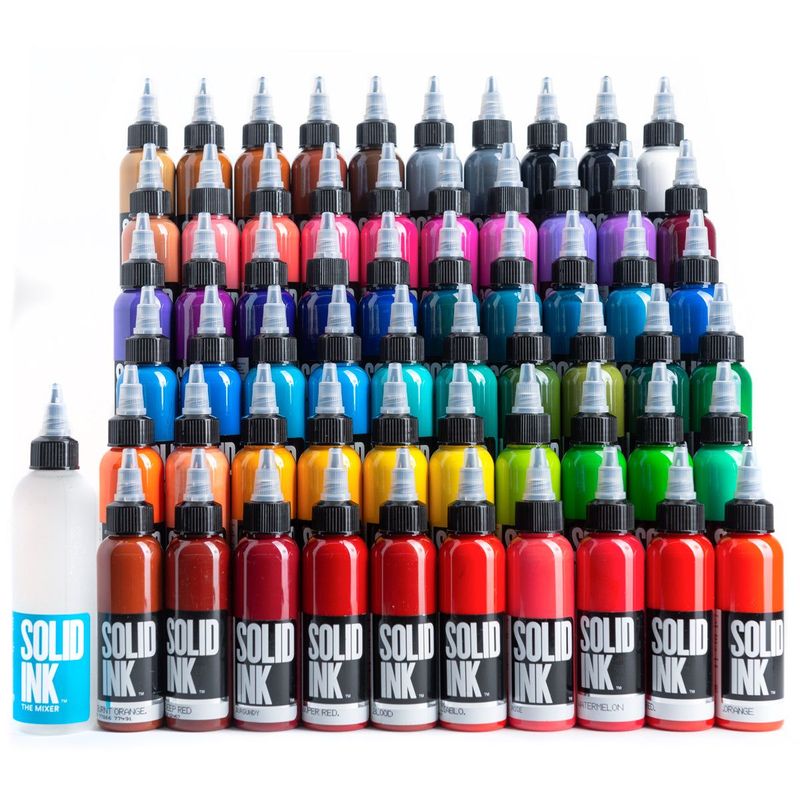 Solid Ink 1 oz Bottle blank
