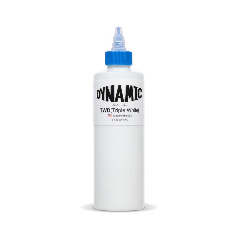 Dynamic Triple White  Ink 8 oz Bottle