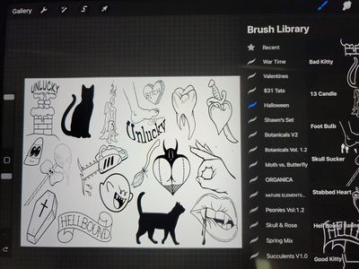 Procreate Halloween Brush Set