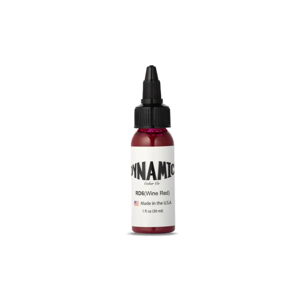 Dynamic Wine Red Ink 1oz Bottle