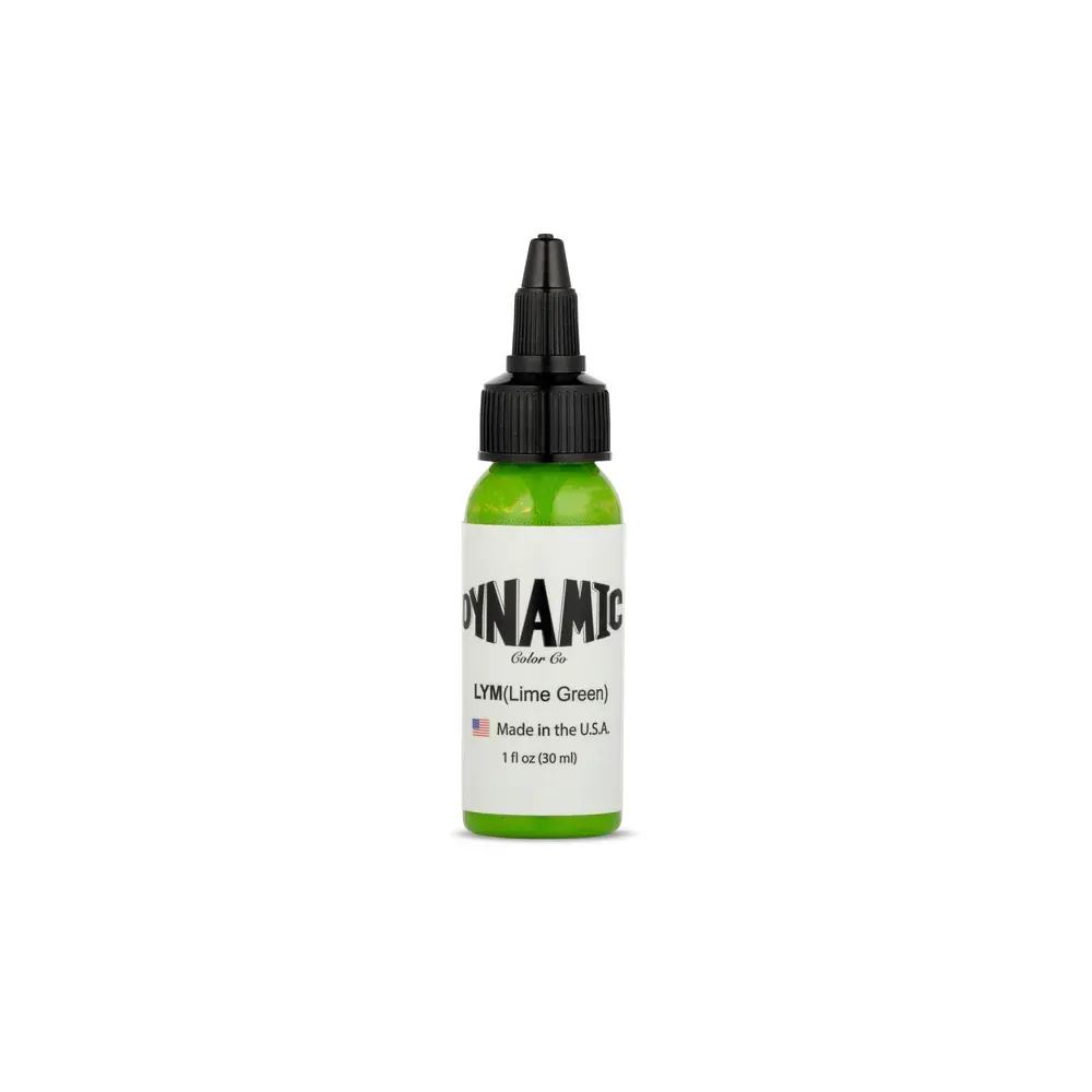 Dynamic Lime Green Ink 1oz Bottle