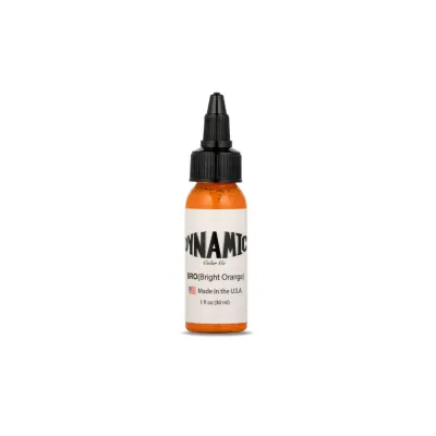 Dynamic Bright Orange Ink 1oz Bottle
