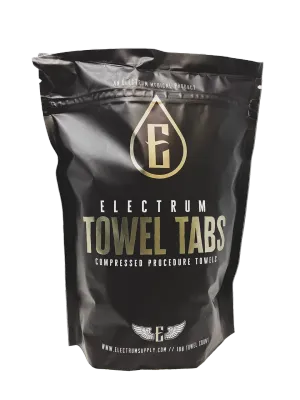 Electrum Towel Tabs 100 Towels Per Bag