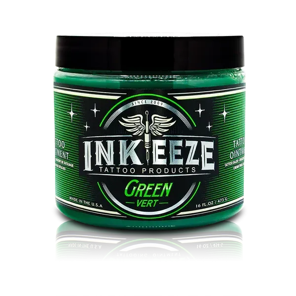INK-EEZE Green Tattoo Ointment  16 oz