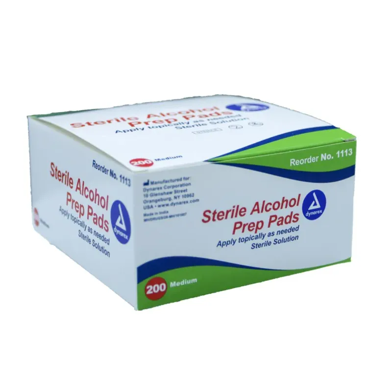 Sterile Alcohol Prep Pads 200 per box