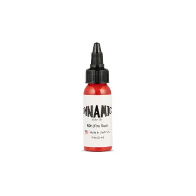 Dynamic Fire Red Ink 1oz Bottle