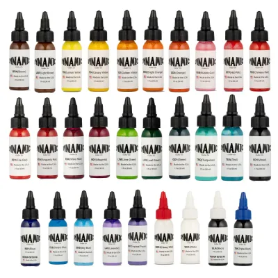 Dynamic Master Collection Tattoo Ink Color Set - 1 oz. Bottles