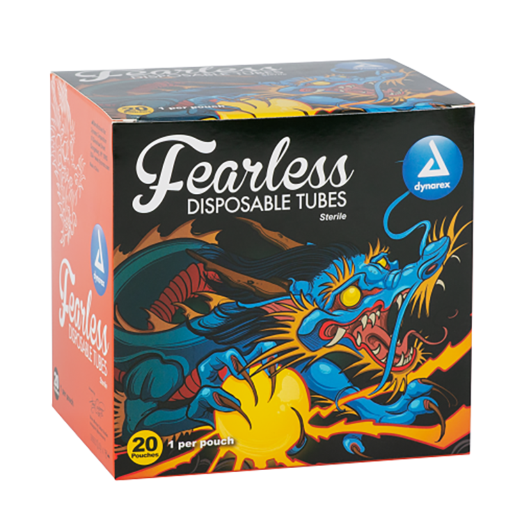 Fearless Tattoo Cartridge Tubes w/ Drive Bar & Grommet 15 Per Box