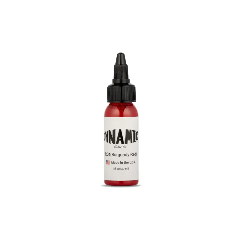 Dynamic Burgundy Red Ink 1oz Bottle