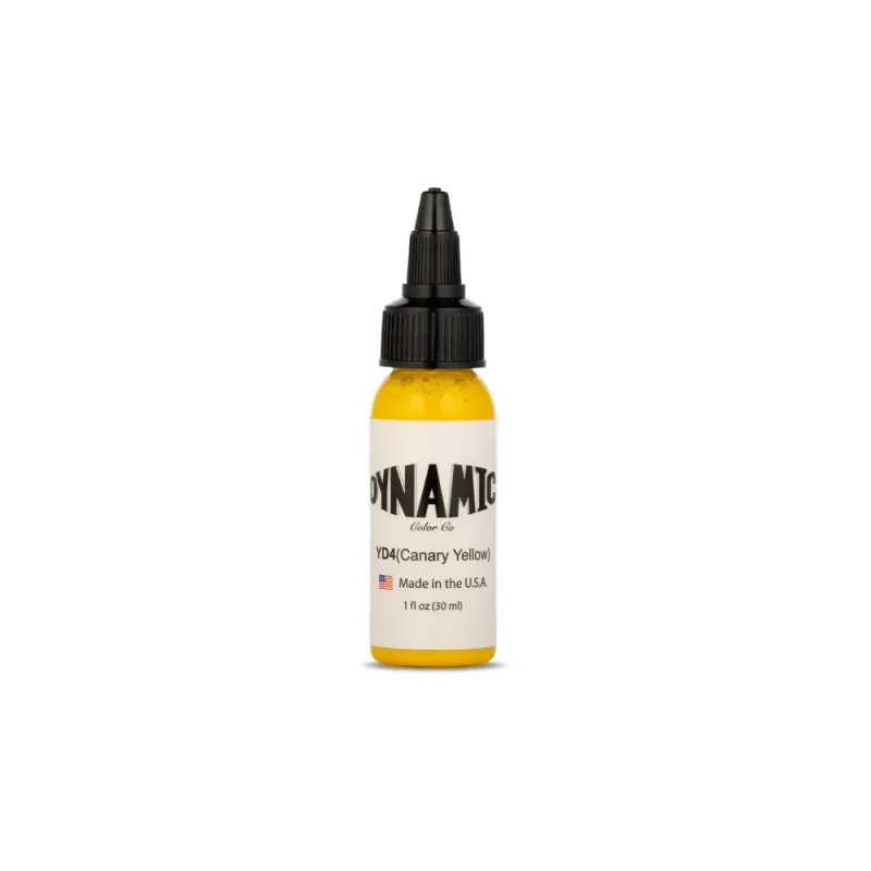 Dynamic Canary Yellow Ink 1oz Bottle