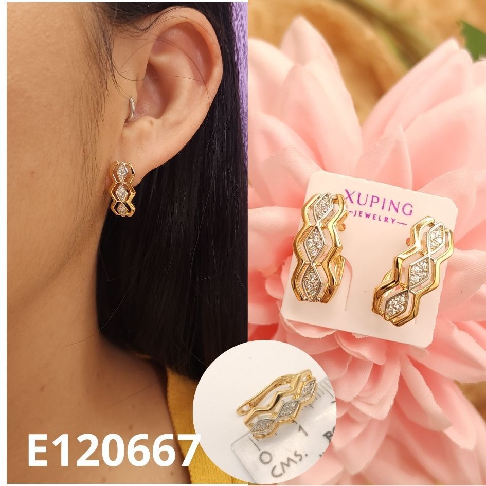 ARGOLLAS ENCHAPADAS EN ORO 14K HUGGIES