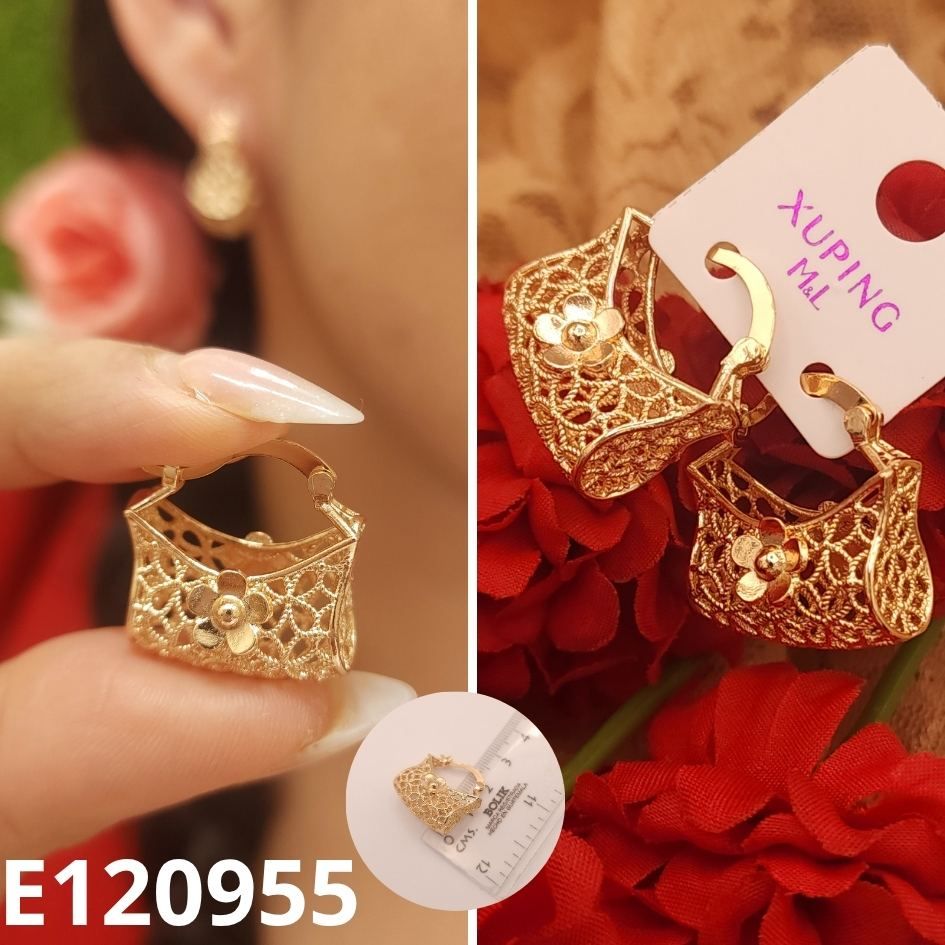 ARGOLLAS ENCHAPADAS EN ORO 18K