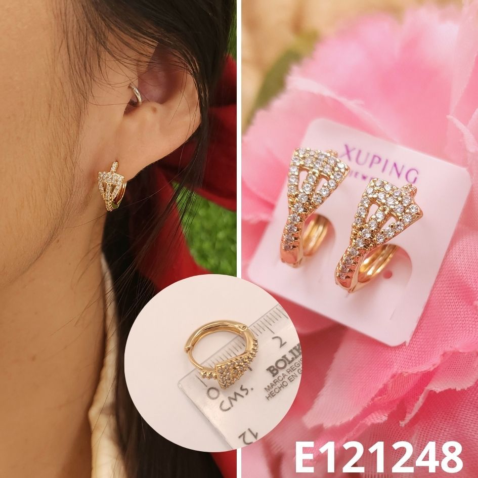 ARGOLLAS ENCHAPADAS EN ORO 18K 1.5CM