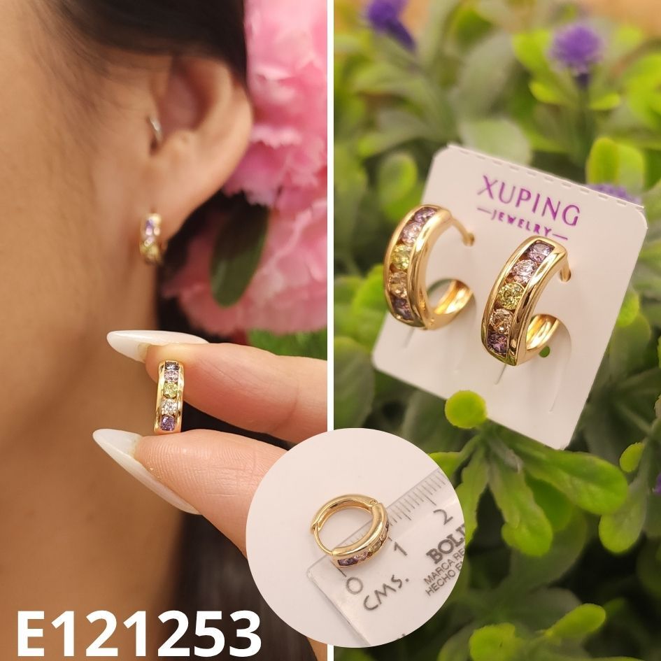 ARGOLLAS ENCHAPADAS EN ORO 18K 1.3CM