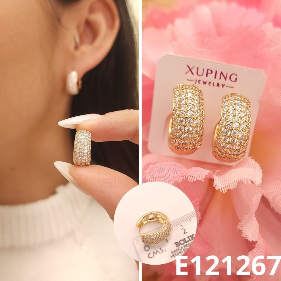 ARGOLLAS ENCHAPADAS EN ORO 18K 1.5CM