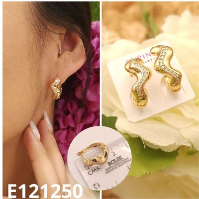 ARGOLLAS ENCHAPADAS EN ORO 18K 1.5CM