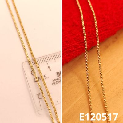 CADENA ENCHAPADA EN ORO 18K 45CM LARGO