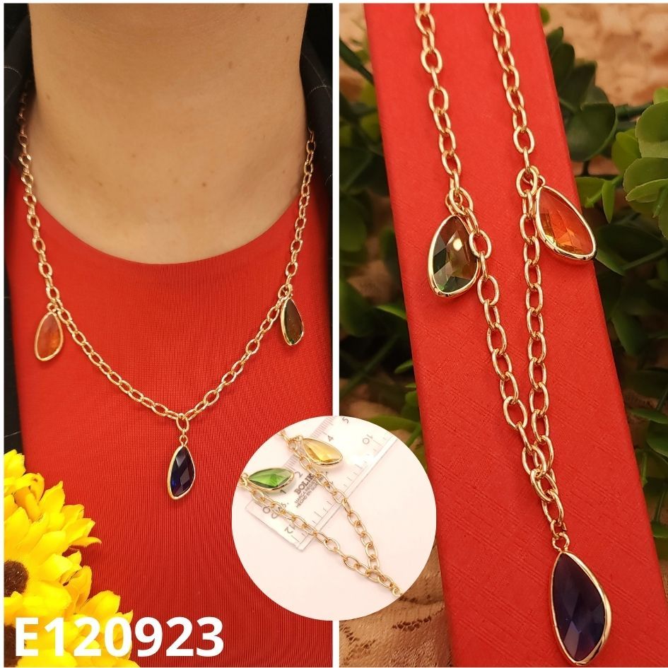 GARGANTILLA ENCHAPADA EN ORO 18K 45 A 50CM LARGO