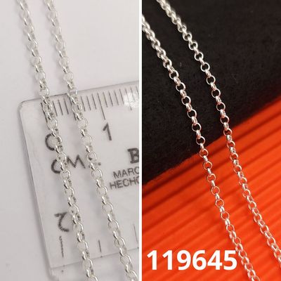 CADENA DE PLATA 925 ROLO 55CM LARGO X 2.02MM ANCHO