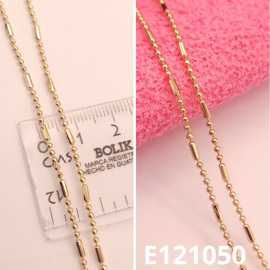 CADENAS ENCHAPADAS EN ORO 18K 45CM LARGO