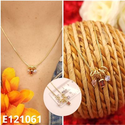 GARGANTILLA ENCHAPADA EN ORO 14K 40 A 45CM LARGO