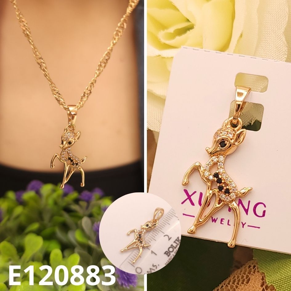 DIJE ENCHAPADO EN ORO 18K BAMBI 45CM