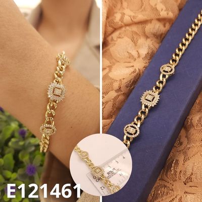 PULSERA ENCHAPADA EN ORO 14K 19CM LARGO